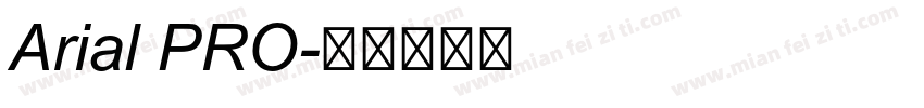 Arial PRO字体转换